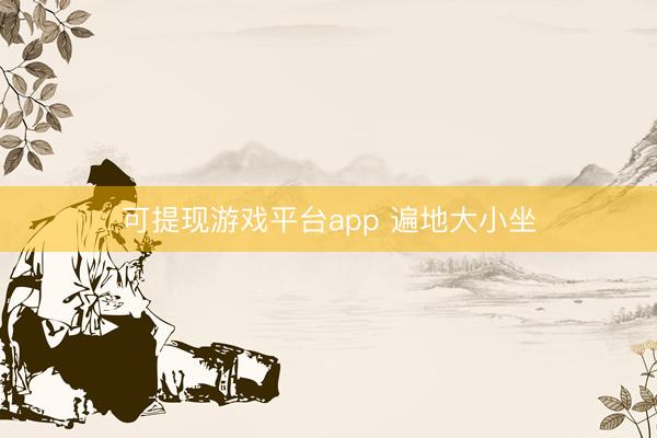 可提现游戏平台app 遍地大小坐